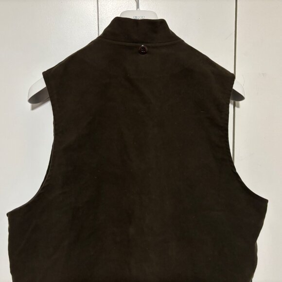 Filson Vest Liner Brown Full Zip Moleskin Hunting Casual Made in USA - Large - Picture 5 of 9